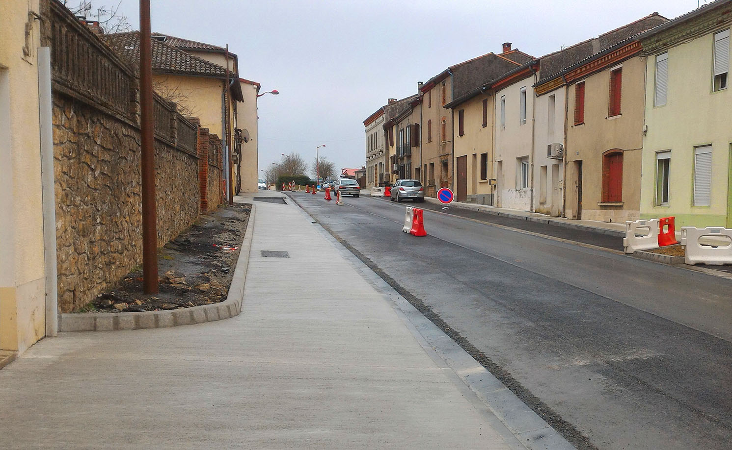 Chantier d'aménagement du centre bourg