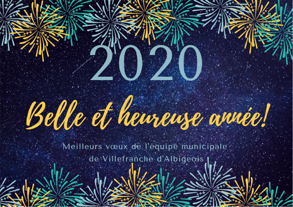 Bonne année 2020 !