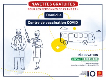 COVID-19 : un service liO gratuit pour aller vous faire vacciner