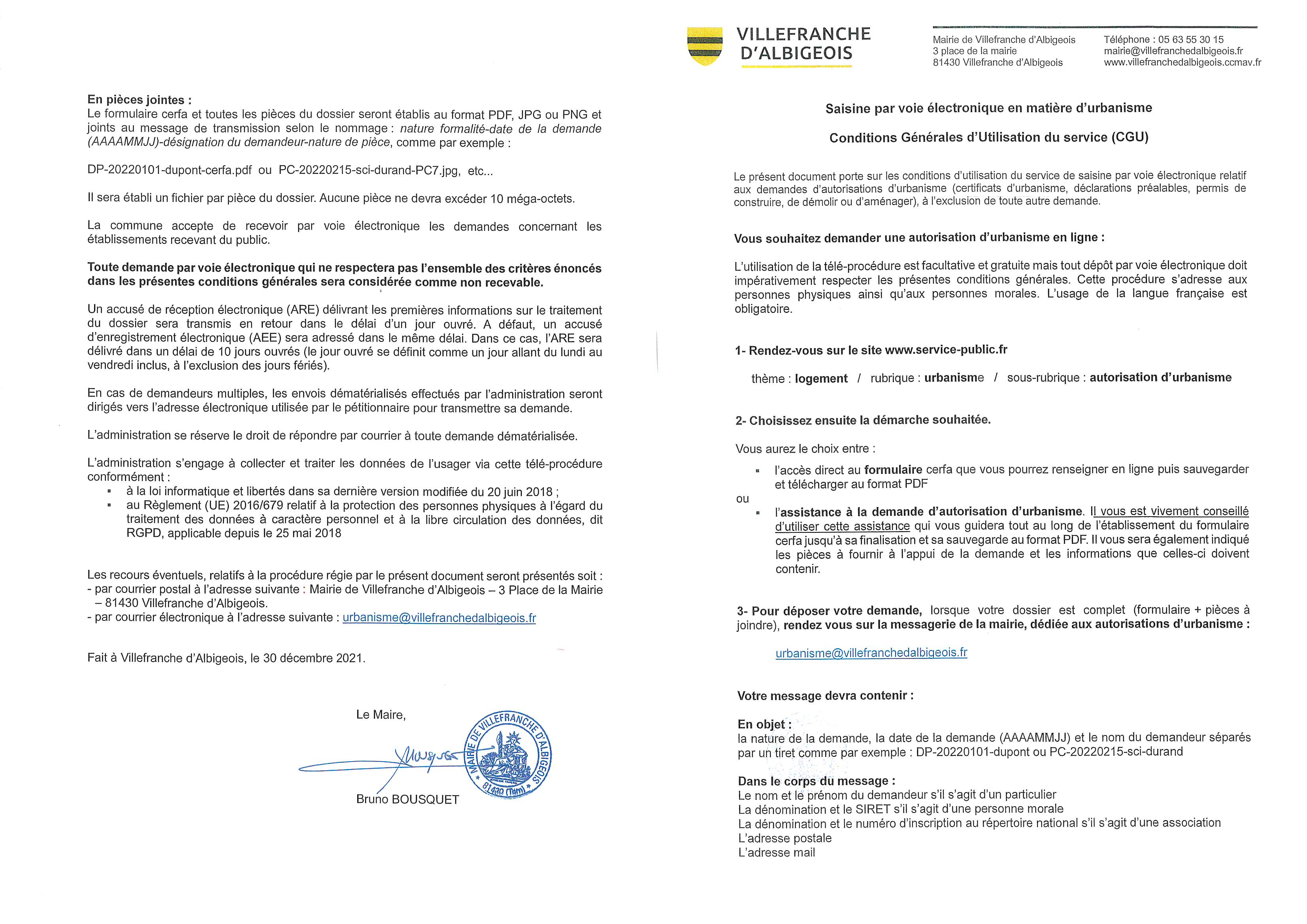 Saisine par voie électronique (SVE) en matière d'urbanisme
