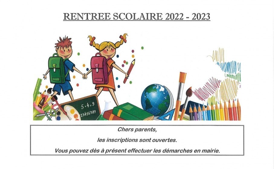 Rentrée scolaire 2022-2023