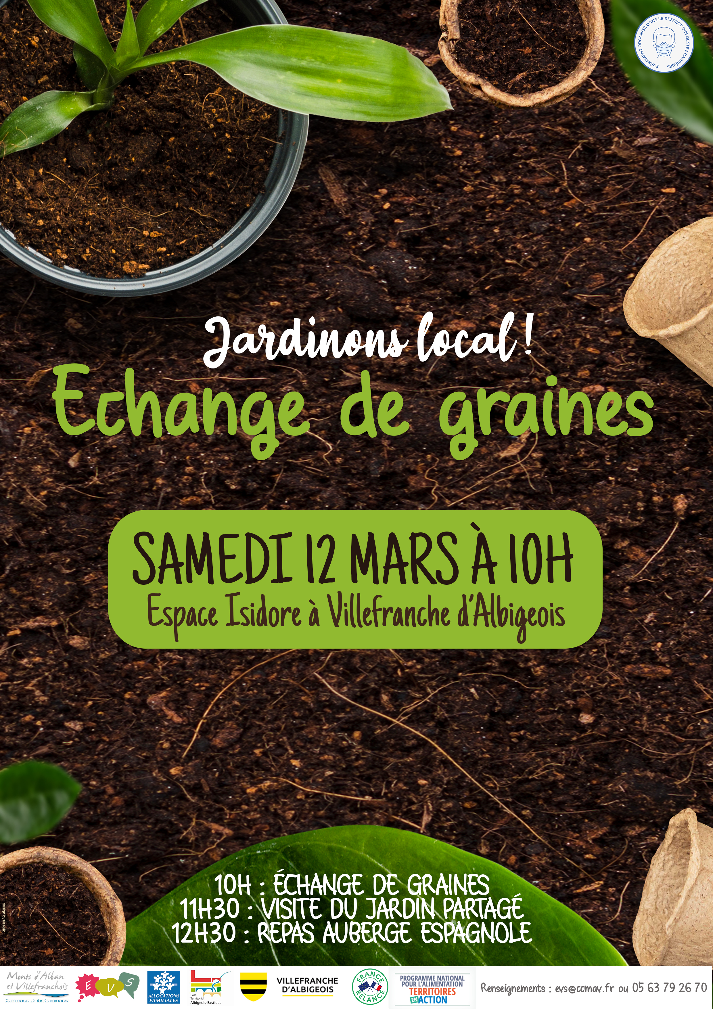 Echange de Graines - Samedi 12 mars